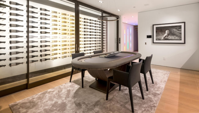 90210 HOME - WINE CELLAR WITH BIOMETRIC SECURITY