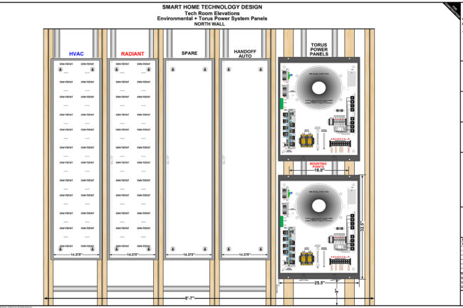 ATKDG-WW-X-1.15 - T-STAT - TECH POWER PANEL ELEVATIONS - TECH ROOM 124