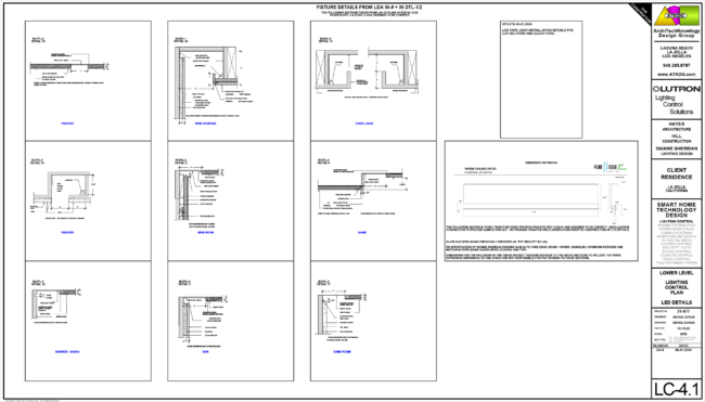 LC-4.1 LIGHTING CONTROL - LL - LED DETAILS - RV CS-8