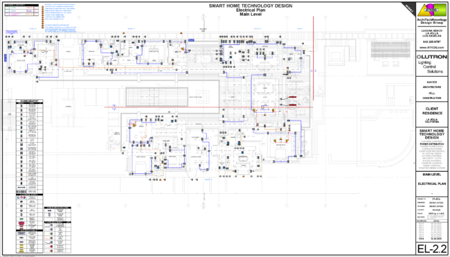 EL-2.2 PWR DISTRIBUTION PLAN ML - RV CS-4