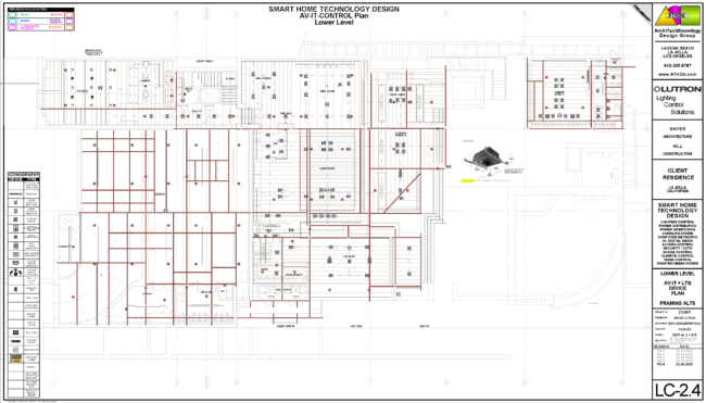 LC-2.4 AV-IT LIGHTING FRAMING PLAN LL - RV PD-4