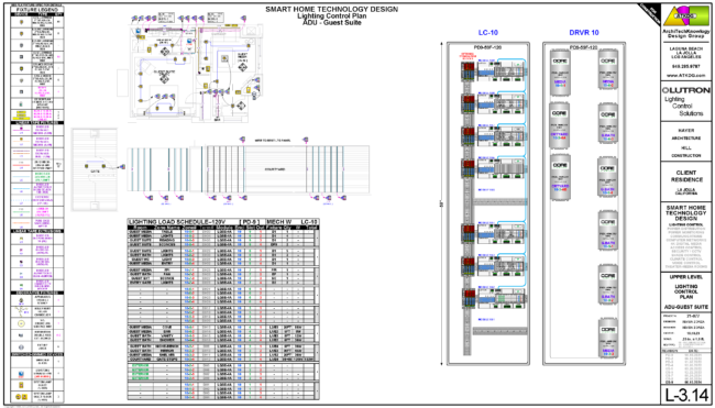 LC-3.14 LIGHTING CONTROL PLAN - ADU - RV CS-9